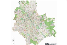Mapa średnich cen gruntów niezabudowanych na obszarze m.st. Warszawy